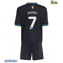 Manchester United Mason Mount #7 Tredjedraktsett Barn 2025-26 Kortermet (+ Korte bukser)